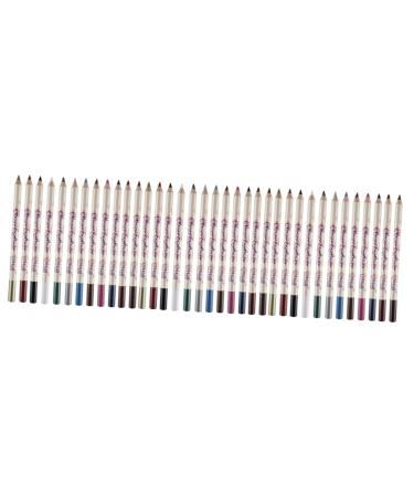 Beavorty 36 Pcs Colored Eyeliner Pencils Colored Pencil Shadow Pencil Lip Liner Miss Liquid Eyeliner Make up 1 count (Pack of 1) As Shownx3pcs