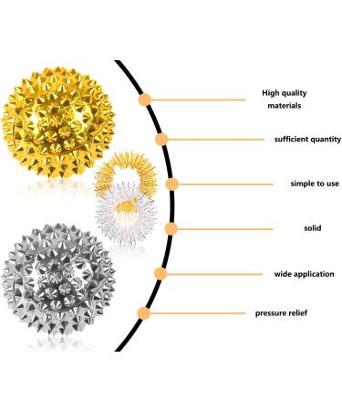 Buy KAPSING Magnetic Hedgehog Massage Balls & Acupressure Rings - Stress Relief & Relaxation - International Shipping Available - Buy Online on GoSupps.com