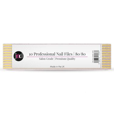 New* JND Professional Salon Grade Double Sided Emery Board Nail Files Buffer Polisher Natural Manicure Pedicure Acrylic Gel Nails (10Pack) (80/80) 80/80 10.0 - Buy Online on GoSupps.com