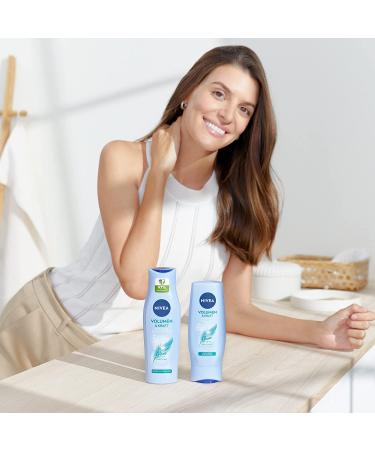 Nivea Volume & Strength Conditioner 200ml | pH Balance Bamboo Extract for Visible Volume & Shine | International Shipping Available - Buy Online on GoSupps.com