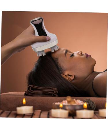 Fomiyes Hair Growth Massager - Portable Head Scratch & Scalp Massage Device | Snow-Skipping Design | Ideal for Cat Massage | 12.8x10.3x9.5cm - Boost Your Hair Health! - Buy Online on GoSupps.com