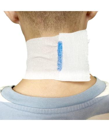85 Sections White Disposable Barber Neck Strips - Stretchy Hairdressing Collar Towels for Salon Haircut Coloring & Styling - Buy Online on GoSupps.com
