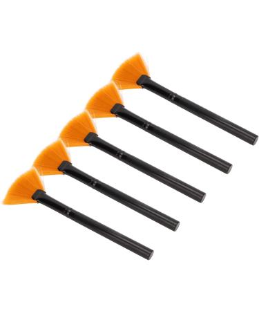 5 Pieces Fan Brushes Face Applicator Brush Soft Fan Brush Acid Applicator Brush Cosmetic Makeup Applicator Tools Mud Cream - Buy Online on GoSupps.com