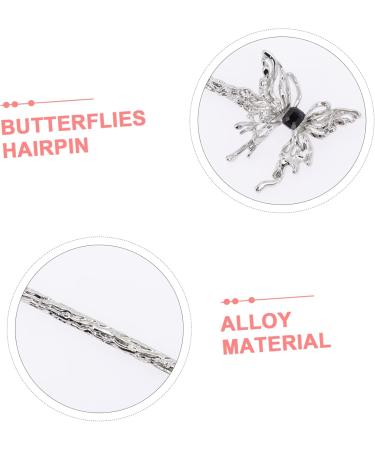FRCOLOR Butterfly Hairpin Wooden Decoration Cosplay Accessories Chinese Hemfu Hair Sticks Wooden Butterfly Hair Stick Retro Hair Fork Women Headpiece Bun Hair Holder Hair Accessories - Buy Online on GoSupps.com