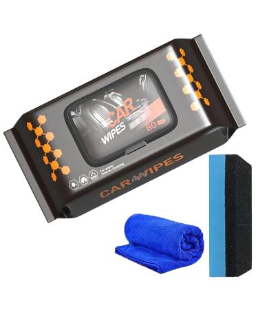 Auto interior cleaning and polishing towels are used to use car fittings board car cleaning towels non-fatty car towels (1 bag)