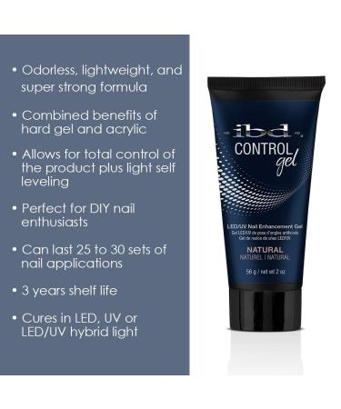 IBD Pro-Hybrid Nail Control Gel Natural Color - LED/UV Nail Enhancement - Buy Online on GoSupps.com