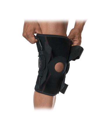 McDavid PSII Bi-Lateral Hinged Knee Brace Support | Medial & Lateral Stability | Injury Recovery | Black Large - International Shipping Available - Buy Online on GoSupps.com
