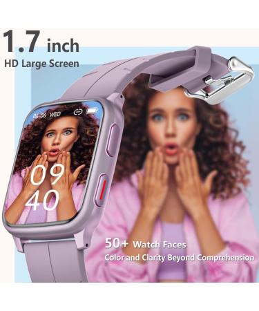 FITVII Fitness Tracker Smart Watch | Blood Pressure, Heart Rate, Blood Oxygen Monitor | Sleep & Activity Tracker | IP68 Waterproof | Orchid Purple - Buy Online on GoSupps.com