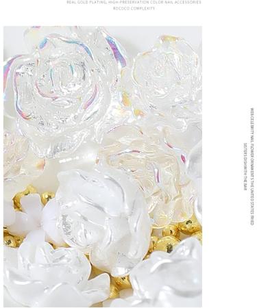 Pearl Mixed Flower Camellia Nail Art Set 3D Nail Art Supplies Nail Tip Nail Glitter Acrylic Nail Art Decorations Nail Art Jewelry 3d Flower Nail Nail Art Kit Nail Art Gems Kit - Buy Online on GoSupps.com