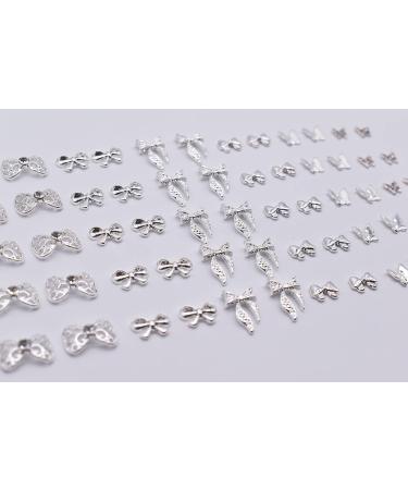 LIFOOST 60Pcs 3D Silver Butterfly Nail Charms - Nail Art Jewels for Women & Girls - Buy Online on GoSupps.com