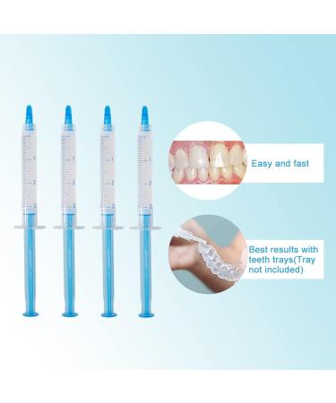 Pevor 10Pcs Teeth Whitening Gel Refills 35% Carbamide Peroxide Bleaching Gel Teeth Whitener Gel Kit Works with Teeth Whitening LED Light and Trays (10 X 3ML) - Buy Online on GoSupps.com