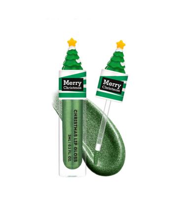 Christmas Lip Gloss, Full Plumping Lip Cream, Plumping Lip Gloss, Enhancing Tinted Plumper, Lip Balm and Moisturizing Lip Treatment Formulated, Makeup Gift