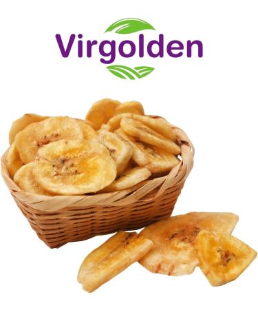 Banana Chips 1kg Sweetened by Virgolden - Buy Online on GoSupps.com