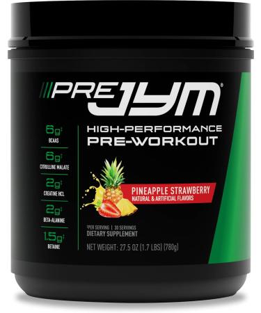 PRO JYM 45 Servings - Tahitian Vanilla Bean & PRE JYM 30 Servings - Pineapple Strawberry - Buy Online on GoSupps.com