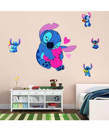 Lilo and Stitch 3D Wall Stickers - Cartoon Decals for Nursery and Kids Room - 16.5X23.6 inch - Buy Online on GoSupps.com