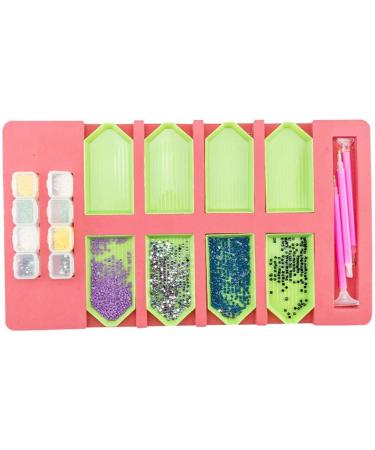 HXYQMMY Diamond Painting Accessories Tray Organizer - 8 Slots Multi-Boat Holder for Square Bead Storage Containers - Ideal Craft Tool Kit for Adults - Buy Online on GoSupps.com