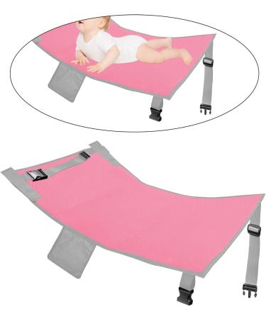 Perfeclan Children's Airplane Footrest Seat Cover - Pink Travel Seat for Kids 45cm x 35cm | Comfortable Airplane Travel Solution - Buy Online on GoSupps.com