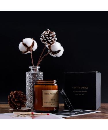 Buy Retro Elegant Soy Wax Scented Candle | Vanilla Aroma for Odour Removal & Relaxation | Ideal for Home & Office - Buy Online on GoSupps.com