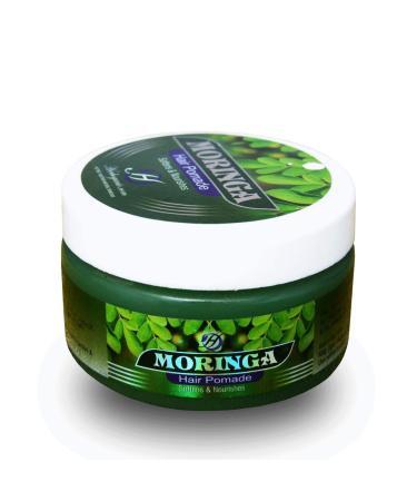 Moringa Hair Pomade for Men & Women | Moisturizer for Damaged Hair & Dry Scalp | Strong Hold Natural Hair Pomade | Easy to Use & Wash