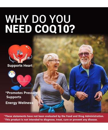FARWIX CoQ10 200mg Softgels Supports Heart&Cellular Energy with Vitamin E Antioxidant&Brain Health Non-GMO Gluten-Free 100 Softgels - Buy Online on GoSupps.com