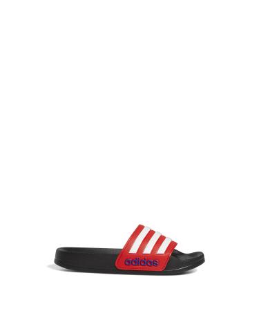 adidas Unisex Kids Adilette Shower Slippers 36 EU Core Black Ftwr White Vivid Red