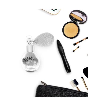 Shimmer Sparkle Powder Spray - Glitter Makeup for Face Body Hair & Nails | Silver White - Buy Online on GoSupps.com