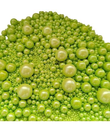 Edible Green Pearl Sugar Sprinkles 120g | Cake Decoration for Birthday Halloween Thanksgiving Christmas & Parties - Buy Online on GoSupps.com