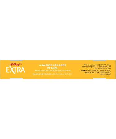 E-xtra Cereal Bars with Roasted Almonds and Honey 128g - Buy Online on GoSupps.com