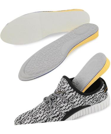 Buy Shoe Lift Insoles - Taller Memory Foam Inserts for Increased Height & Comfort | Full Length Sweat Absorbent Sports Insoles Size 7 - Buy Online on GoSupps.com