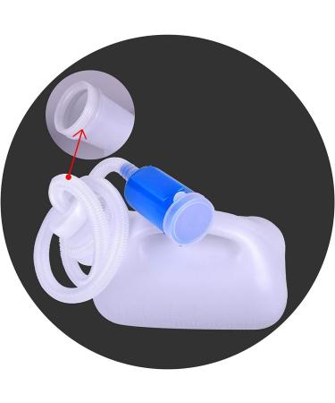 Urine Bottles Male Men's Male Bed Urinal Potty Pee Bottle 3000ML Collector with 1.6M Tube