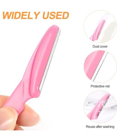 Qufiiry Dermaplaning Blades for Face 9 Pcs Eyebrow Razor Razors Shaper Women Safety Facial Hair Remover Exfoliating Dermaplaning Tool for Women and Men - Buy Online on GoSupps.com