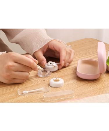 Optometry Contact Lens Container - Cute & Portable Double Storage Box for Women - Fox Shadow Care Box - Buy Online on GoSupps.com