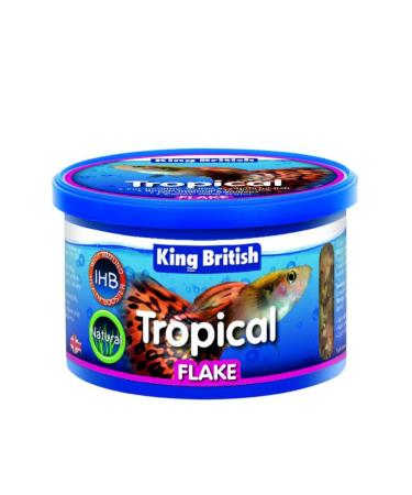 King British Tropical Fish Flake Food 28g (Bulk Deal of 12) 336G