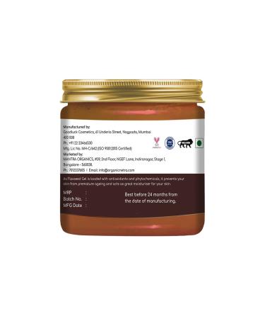Organic Netra Pure Flaxseed Gel with Vitamin E | Nourish & Strengthen Hair & Skin | Anti-Aging & Safe for All Skin Types - 7.05 Oz - Buy Online on GoSupps.com