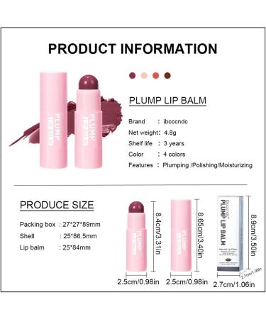  Tsuchiya Tsuchiya Plumping Lip Gloss 4 Colors Waterproof Velvet Lip Gloss Pigment Lip Makeup Long Lasting Bouncy Lip Gloss for Plump Lips - Buy Online on GoSupps.com