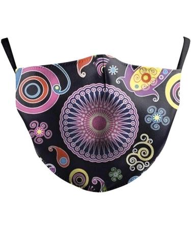 ZDP Sunflower Floral Print Anti Pollution Mouth Covers Cotton Half Face Mouth Reusable Dustproof Washable Facial Decoration Anti-Haze Breathable Washable Anti Pollution Mouth Covers - Buy Online on GoSupps.com