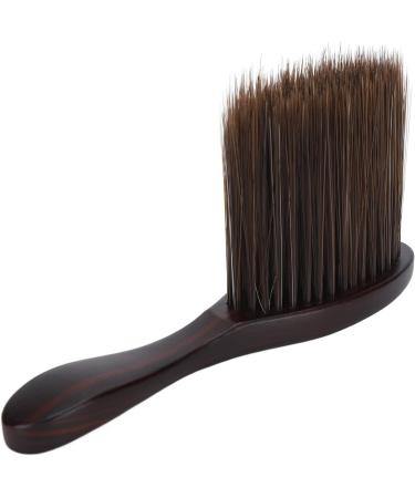 Hairdresser's Neck Brush Professional Neck Brush Soft Nylon Bristles Hair Brush with Wooden Handle - Buy Online on GoSupps.com