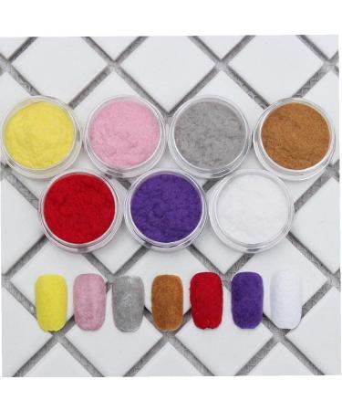 10ml Fuzzy Flocking Colorful Dust for Nail Art | Velvet Glitter Powder for Manicure & Christmas Decorations - Buy Online on GoSupps.com
