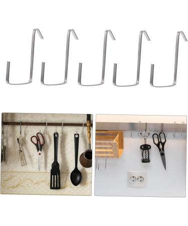 Zerodeko Kitchen Utensil Hooks 40pcs Door Hook Over Door Clothes Hanger Rack Christmas Ornaments Hook Stainless Steel Hook Towel - Buy Online on GoSupps.com