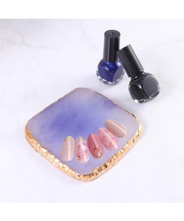 Exceart Nail Devices: Resin Nail Art Palette & Paint Holder - Purple Manicure Tools for Creative Nail Design - Buy Online on GoSupps.com