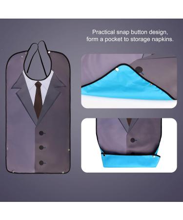 AIEX Adult Bibs: Waterproof Floral Print, Washable & Reusable - Clothing Protectors | Suit 06 - Buy Online on GoSupps.com