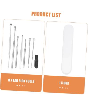 FOMIYES 3 Sets Ear Spoon Kit - 8 Tools for Ear Wax Removal & Cleaning | Ear Picks & Cleaning Supplies for Effective Ear Care - Buy Online on GoSupps.com