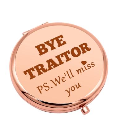 Coworker Leaving Gifts for Women Compact Makeup Mirror for Friends Colleagues Employee Going Away Gifts for Her Office Gifts for Coworker Folding Makeup Mirror Birthday Retirement Gifts