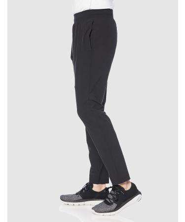 Under Armour Men's Stretch Woven Tapered Pants - Black/Pitch Gray, Size Large - Buy Online on GoSupps.com