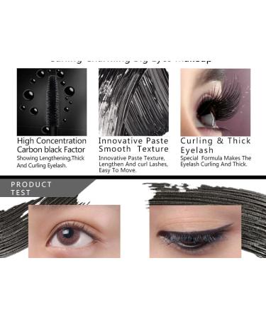Silver Aluminum Tubing Big Eyes Mascara - Voluminous Black Volume & Length, Waterproof Formula - Buy Online on GoSupps.com