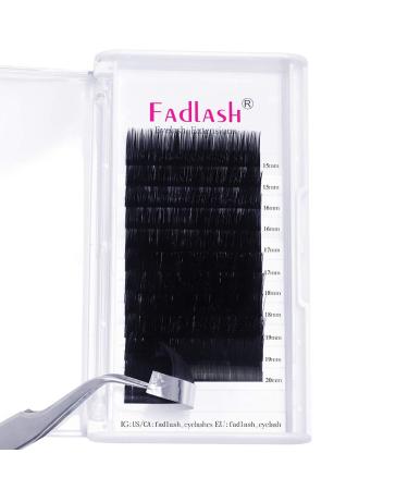 Professional Classic Individual Eyelash Extensions - 0.10mm C Curl Black Natural Mix (15-20mm) Shop Internationally - Buy Online on GoSupps.com