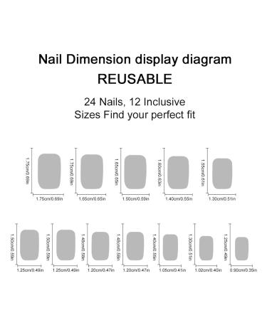 Luxury Red Press On Nails - Short Square Faux Nails - Glossy Cat Eye Glitter - 24pcs Reusable Acrylic Stick On Nails for Women - Buy Online on GoSupps.com
