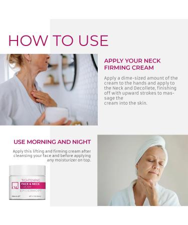 EpidermOpt Neck Firming Cream Anti-Aging Moisturizer for Face Neck and Chest 1.7 Oz Tightening and Lifting Formula - Buy Online on GoSupps.com