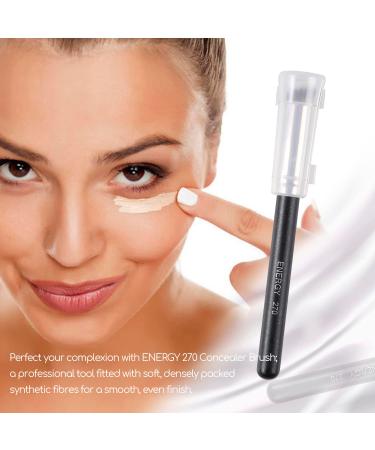 ENERGY Under Eye Concealer & Nose Contour Brush | Mini Angled Flat Top Kabuki for Flawless Blending of Dark Circles & Puffiness | Perfect for Powder Liquid Cream Makeup - Buy Online on GoSupps.com