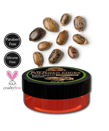 OKAY Polished Edges with Black Jamaican Castor Oil 1oz - Nourish & Define Hair - International Shipping Available - Buy Online on GoSupps.com